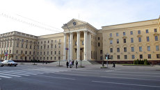 Здание КГБ Белоруссии в Минске, архивное фото Здание КГБ Белоруссии в Минске, архивное фото