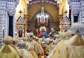 Литургия в храме Христа Спасителя Литургия в храме Христа Спасителя