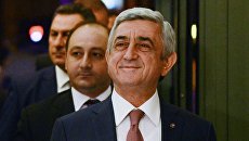 Президент Армении Серж Саргсян перед началом съезда Европейской народной партии в Брюсселе. 24 ноября 2017 Президент Армении Серж Саргсян перед началом съезда Европейской народной партии в Брюсселе. 24 ноября 2017
