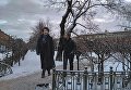Шерлок и Ватсон прогуливаются в Петербурге Шерлок и Ватсон прогуливаются в Петербурге