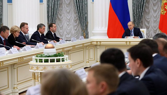Владимир Путин на заседании Совета по стратегическому развитию и приоритетным проектам. 20 декабря 2017