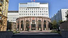 Здание Московской областной Думы. Архивное фото Здание Московской областной Думы. Архивное фото