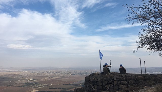 Вид на Сирию с контролируемой Израилем части Голанских высот. архивное фото