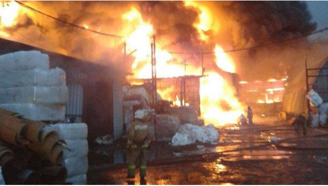 Пожар под Подольском. 31 декабря 2017