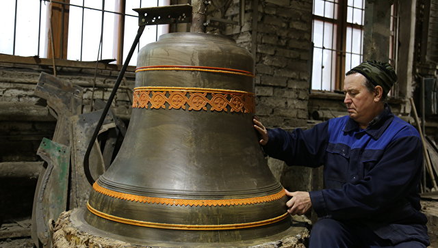 Изготовление колокола на заводе в Тутаеве