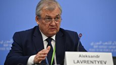Специальный представитель президента РФ по сирийскому урегулированию Александр Лаврентьев. Архивное фото Специальный представитель президента РФ по сирийскому урегулированию Александр Лаврентьев. Архивное фото