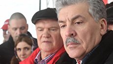 Кандидат в президенты РФ от партии КПРФ Павел Грудинин. Архивное фото Кандидат в президенты РФ от партии КПРФ Павел Грудинин. Архивное фото