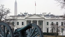 Белый дом в Вашингтоне. Архивное фото Белый дом в Вашингтоне. Архивное фото