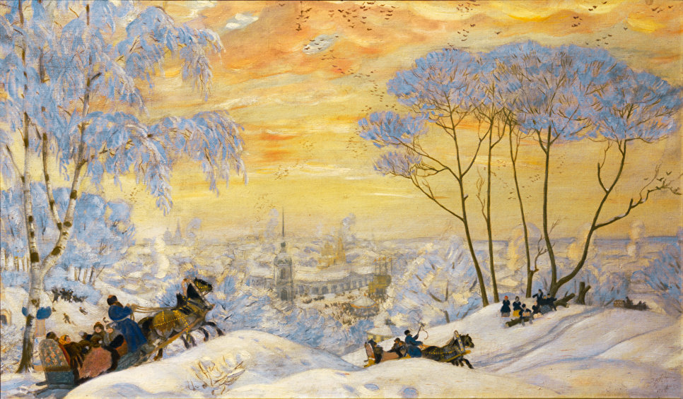 Масленица, 1916. Холст, масло. Государственный Русский музей Масленица, 1916. Холст, масло. Государственный Русский музей