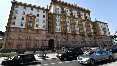 Здание посольства США в Москве. Архивное фото Здание посольства США в Москве. Архивное фото