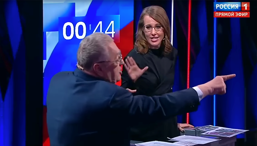Дебаты 2018 Жириновский и Собчак. Жириновский дебаты 2018.