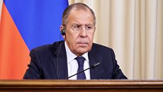Министр иностранных дел России Сергей Лавров во время пресс-конференции после встречи с главой МИД Турции Мевлютом Чавушоглу Министр иностранных дел России Сергей Лавров во время пресс-конференции после встречи с главой МИД Турции Мевлютом Чавушоглу
