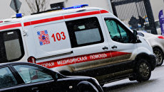 Автомобиль скорой помощи в Москве. Архивное фото Автомобиль скорой помощи в Москве. Архивное фото