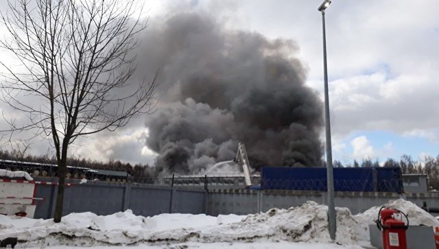 Пожар на Ярославском шоссе. 24 марта 2018