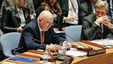 Постоянный представитель РФ при ООН Василий Небензя. Архивное фото Постоянный представитель РФ при ООН Василий Небензя. Архивное фото