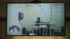 Совладелец и председатель совета директоров группы Сумма Зиявудин Магомедов во время видеоконференцсвязи в зале Московского городского суда. 16 апреля 2018 Совладелец и председатель совета директоров группы Сумма Зиявудин Магомедов во время видеоконференцсвязи в зале Московского городского суда. 16 апреля 2018