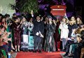 Fashion-шоу фонда Русский Силуэт в галерее искусств Зураба Церетели в рамках 40-го ММКФ Fashion-шоу фонда Русский Силуэт в галерее искусств Зураба Церетели в рамках 40-го ММКФ