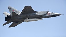 Многоцелевой истребитель МиГ-31 с гиперзвуковой ракетой Кинжал Многоцелевой истребитель МиГ-31 с гиперзвуковой ракетой Кинжал