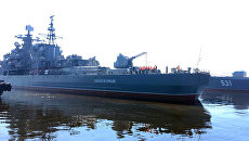 Эскадренный миноносец Беспокойный во время прибытия в Кронштадт. 13 мая 2018 Эскадренный миноносец Беспокойный во время прибытия в Кронштадт. 13 мая 2018