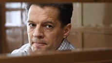 Роман Сущенко в Московском городском суде во время оглашения приговора. 4 июня 2018 Роман Сущенко в Московском городском суде во время оглашения приговора. 4 июня 2018
