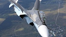 Истребитель Су-30СМ. Архивное фото Истребитель Су-30СМ. Архивное фото