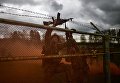 Участники всеармейского конкурса Отличники войсковой разведки преодолевают препятствие во время этапа Тропа разведчика на полигоне учебного комплекса Новосибирского высшего военного командного училища в Новосибирской области Участники всеармейского конкурса Отличники войсковой разведки преодолевают препятствие во время этапа Тропа разведчика на полигоне учебного комплекса Новосибирского высшего военного командного училища в Новосибирской области
