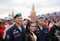 Участники празднования Дня России на Красной площади. 12 июня 2018 Участники празднования Дня России на Красной площади. 12 июня 2018