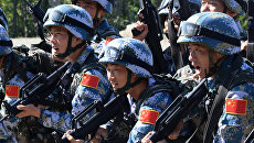 Китайские военные. Архивное фото Китайские военные. Архивное фото