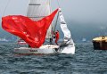 Во время гонки крейсерских яхт во Владивостоке Во время гонки крейсерских яхт во Владивостоке
