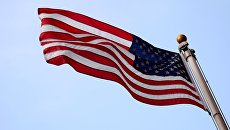 Флаг США. Архивное фото Флаг США. Архивное фото