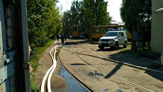 Промзона на Литовской улице в Санкт-Петербурге, где произошел взрыв баллона с пропаном. 17 июля 2018 Промзона на Литовской улице в Санкт-Петербурге, где произошел взрыв баллона с пропаном. 17 июля 2018
