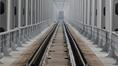 Железнодорожный мост. Архивное фото Железнодорожный мост. Архивное фото