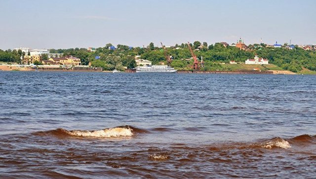 Вид на реку Кама и город Сарапул. Архивное фото