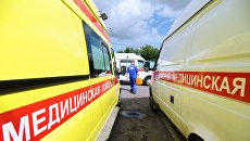 Автомобили скорой медицинской помощи. Архивное фото Автомобили скорой медицинской помощи. Архивное фото