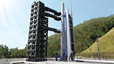 Ракето-носитель Naro-2 (KSLV-2). Архивное фото Ракето-носитель Naro-2 (KSLV-2). Архивное фото