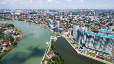 Вид на центр Краснодара Вид на центр Краснодара