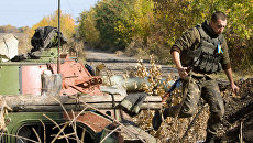 Украинский военный. Архивное фото Украинский военный. Архивное фото