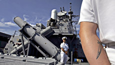 Моряки на эсминце USS Decatur ВМС США Моряки на эсминце USS Decatur ВМС США