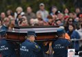 Церемония прощания с погибшими в результате трагедии в Керчи Церемония прощания с погибшими в результате трагедии в Керчи