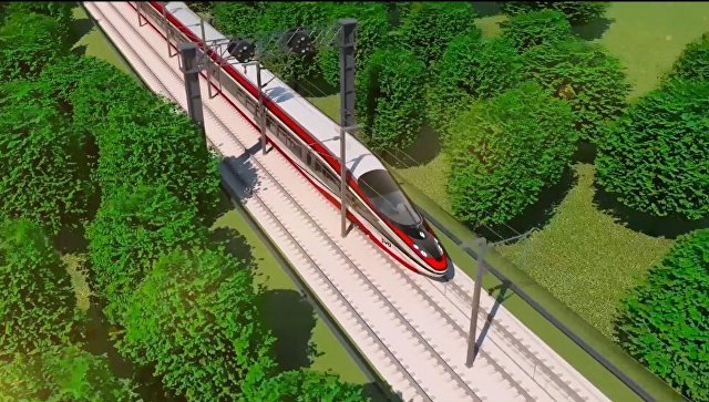 РЖД разработали концепт высокоскоростного поезда 