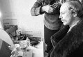 Актер Юрий Богатырев в гримерной Актер Юрий Богатырев в гримерной