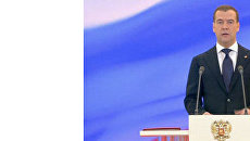 Дмитрий Медведев на церемонии инаугурации Дмитрий Медведев на церемонии инаугурации