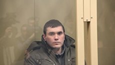 Член банды Сергея Цапка Вячеслав Рябцев на скамье подсудимых Член банды Сергея Цапка Вячеслав Рябцев на скамье подсудимых