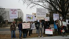 Участники акции За честные выборы в Вашингтоне Участники акции За честные выборы в Вашингтоне