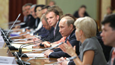 Встреча премьер-министра РФ Владимира Путина с членами экспертного совета при Агенстстве стратегических инициатив по продвижению новых проектов Встреча премьер-министра РФ Владимира Путина с членами экспертного совета при Агенстстве стратегических инициатив по продвижению новых проектов