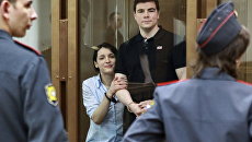Оглашение приговора Никите Тихонову и Евгении Хасис. Архивное фото Оглашение приговора Никите Тихонову и Евгении Хасис. Архивное фото