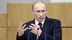 Выступление премьер-министра РФ В.Путина на пленарном заседании Госдумы Выступление премьер-министра РФ В.Путина на пленарном заседании Госдумы