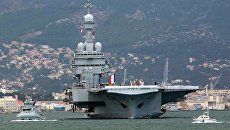 Флагман французского флота, авианосец Charles De Gaulle Флагман французского флота, авианосец Charles De Gaulle