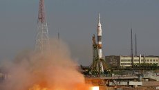 Старт ракеты-носителя Союз-ФГ с пилотируемым кораблем Союз ТМА-06М со стартовой площадки Байконура Старт ракеты-носителя Союз-ФГ с пилотируемым кораблем Союз ТМА-06М со стартовой площадки Байконура