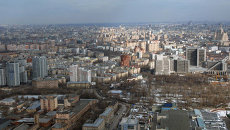 Панорама Москвы. Архивное фото Панорама Москвы. Архивное фото